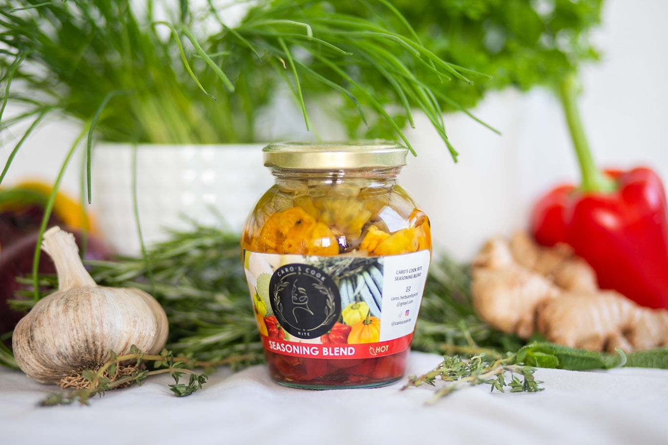 Caro's Cook Rite Hot Pickle Peppers