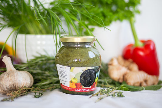 Caro's Cook Rite Hot All Purpose Green Seasoning Blend - Large Jar 720g
